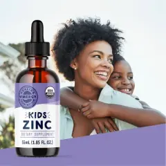 Vimergy Kids & Teens Organic Liquid Zinc Drops, Unflavored &ndash; 1.85 Fl Oz