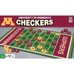 MasterPieces Officially licensed NCAA Minnesota Golden Gophers Checkers Board Game for Families and Kids ages 6 and Up