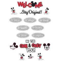 Eureka&reg; Mickey Mouse&reg; Throwback Stay Original Mini Bulletin Board Set