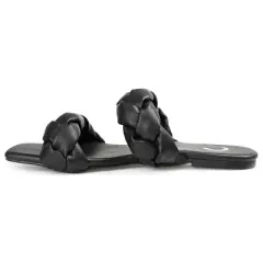 Journee Collection Womens Arietta Slide Low Block Heel Sandals