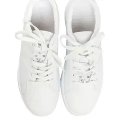 Unique Bargains Single Rhinestone Butterfly Shoelace Charms Silver Tone 1 Pair