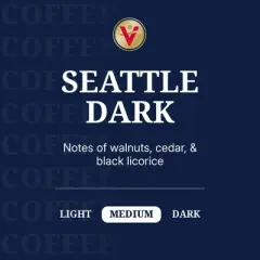 Victor Allen's Coffee Seattle Dark, Dark Roast, 80 Count, Single Serve Coffee Pods for Keurig K-Cup Brewers