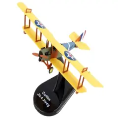 Curtiss JN4 "Jenny" Biplane Aircraft "United States Army Air Service" 1/100 Diecast Model Airplane by Postage Stamp