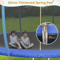 10FT Trampoline with Enclosure Recreational Trampolines for Outdoor Jump for Kids & Adults