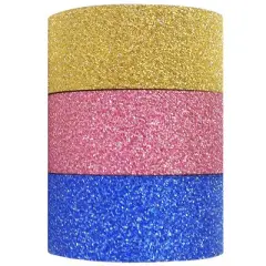 Wrapables Glamorous Glitter Japanese Washi Masking Tape (Set of 3)