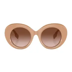 Burberry MARGOT BE 4370U 399013 Womens Round Sunglasses Beige 49mm