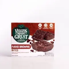 Veggies Made Great Frozen Gluten Free Fudge Brownie Bites - 9oz/6ct