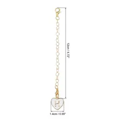 Unique Bargains Letter Accessories for Stanley Tumbler Cup Initial Name ID Personalized Charm H