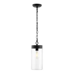 Lianne 5.7" Outdoor Pendant - PLT4037 - Black - Safavieh