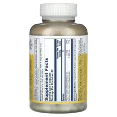 Solaray Calcium Bisglycinate, With Vitamin D-3, 120 VegCaps