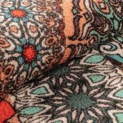 Bohemian Medallion Non-Slip Washable Indoor/ Outdoor Area Rug by Blue Nile Mills