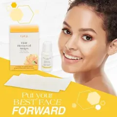 GiGi Hair Removal Strips for the Face - 12 Count (PACK OF 2)