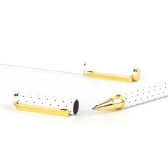 Sugar Paper Essentials 2pk Pen Set White and Black Dot