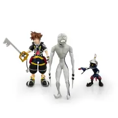 Diamond Comic Distributors, Inc. Kingdom Hearts 2 Action Figures Collection Set | Includes Sora, Dusk, & Soldier