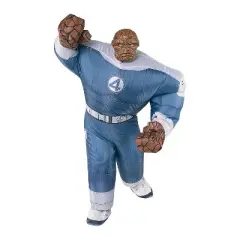 Fantastic Four Adult's Halloween Costume Jumpsuit - Blue One Size