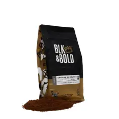 BLK & Bold Smoove Operator Blend, Dark Roast Ground Coffee - 12oz