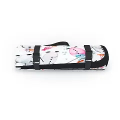 Ninola Design Friendly snowmen Picnic Blanket -Deny Designs