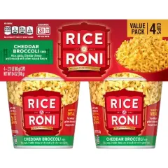 Rice-A-Roni Cheddar Broccoli Cups - 4pk / 8.44oz