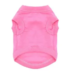 Doggie Design 100% Cotton Dog Tank - Carnation Pink