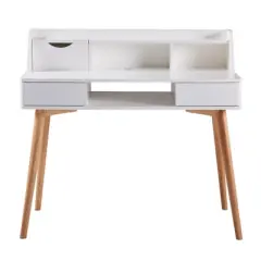 Creativo Wooden Writing Desk with Storage - Teamson Home