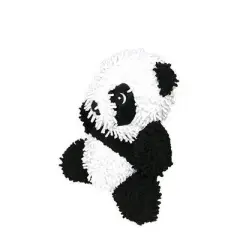 Mighty Microfiber Ball Panda Dog Toy - M