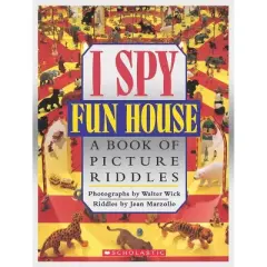 I Spy Fun House: A Book of Picture Riddles - by  Jean Marzollo (Hardcover)
