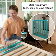 Ingenuity The Doorway 36S Series Custom Collection Safety Pet and Baby Gate - Natural Wood