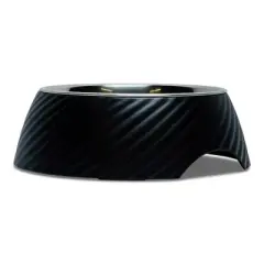 American Pet Supplies Twill Round Melamine Stainless Steel Dog Bowl