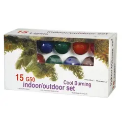 Vickerman Light Satin G50 Christmas light set