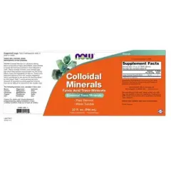 Colloidal Minerals by Now Foods  -  32 oz Liquid