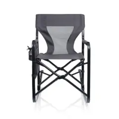 Oniva Woodland Outdoor Portable Rocking Chair - Charcoal Gray