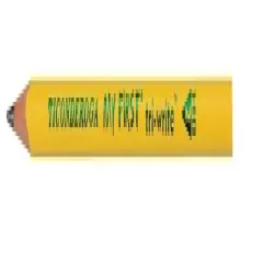 Ticonderoga My First TriWrite Triangular Graphite Pencils Without Erasers, No 2 Tip, Yellow, Pack of 36