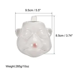 Unique Bargains Cooking Baking Ceramic Egg Separator White 5.5" x 3.74"