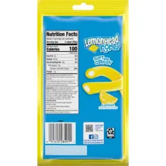 Lemonhead Ropes Peg Candy - 5oz