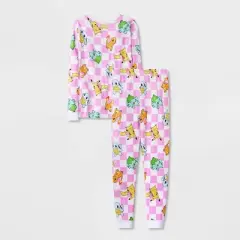 Girls' Pok&eacute;mon & Friends Snug Fit 4pc Pajama Set - Purple