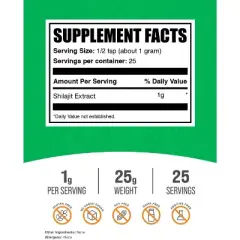 BulkSupplements Shilajit Extract Powder