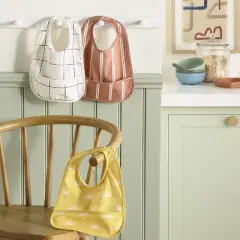 Water-Resistant Bibs - 3pk - Suns/Stripe - Cloud Island&trade;