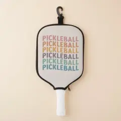 Pastel Pickleball Personalized Pickleball Paddle Cover