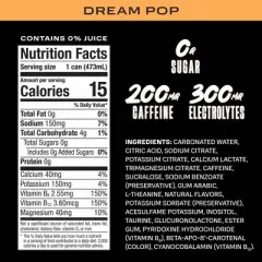 Prime Dream Pop Energy Drink - 16 fl oz Can