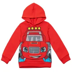 Blaze and the Monster Machines Toddler Boys Fleece Pullover Hoodie & Pants Set Red/Black 