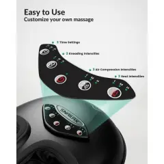 Snailax Foot Massage Machine Shiatsu, Kneading & Compression for Blood Circulation