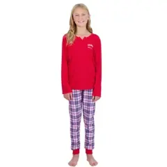 Sleep On It Girls 2-Piece Bmj Pajama Set - Snuggle