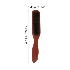 Unique Bargains Men's Detangling Beard Comb Umber 1 Pc