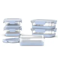 Ello Duraglass Refresh 10pc (set of 5) Glass Meal Prep Food Storage Containers Set