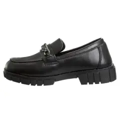 French Toast Girls Lug Loafers School Shoes. (Little Girls-Big Girls)