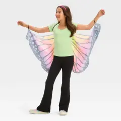 Kids' Blacklight Responsive Butterfly Wings Halloween Cape - Hyde and EEK! Boutique&trade;