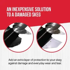 Megaware Stainless Steel SkegGuard 27191 - Replacement for Volvo DP Dual Prop.