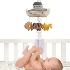 Lambs & Ivy Baby Noah Ark with Animals Musical Baby Crib Mobile Soother Toy