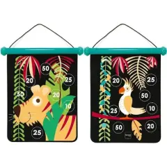 Scratch Europe Magnetic Darts Game &ndash; Tropical Jungle, Medium, Includes 6 Darts, Ages 5+