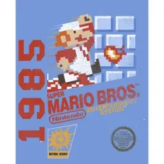 Boy's Nintendo Super Mario Bros 1985 Box Art Performance Tee